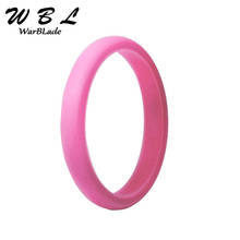 New 2.7mm Food Grade FDA Silicone Ring For Women Wedding Rings Hypoallergenic Crossfit Flexible Rubber Finger Ring 4-10 Size 2024 - buy cheap