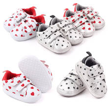 New spring Autumn Heart Toddlers Baby shoes leather Baby moccasins Soft bottom First walkers Bebe Anti-slip Baby girls shoes 2024 - buy cheap