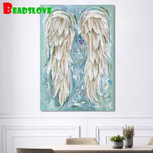 Home Decoration diamond painting full square round mosaic diamond embroidery Abstract Musical Symbol Angel Wings 3d diy picture 2024 - buy cheap