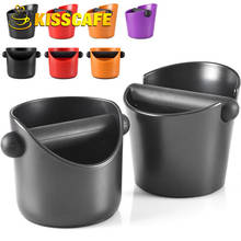 Hot Sale Coffee Grind Knock Box And Espresso Dump Bin Coffee Tamper Knock Box Deep Bent Design Coffee Accessorie Multiple Colour 2024 - buy cheap