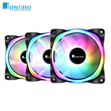 Jonsbo FR-701 Computer PC Case ARGB Fan 120mm 9 Blades Addressable RGB LED 5V 3Pin PWM Chassis Computer Cooler CPU Cooling Fans 2024 - buy cheap