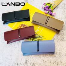 Estuche portátil para gafas, funda magnética de cuero PU plegable, accesorios para gafas 2024 - compra barato