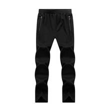 2020 New Casual Pants Plus Velvet Pants Autumn and Winter Fat Men Sports Pants Casual Pants Plus Fat Pants Super Soft Elastic 2024 - buy cheap