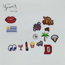 1pcs sell Fashion Pattern sell hot melt Adhesive Applique Embroidery patch DIY Clothing Decorate Accessory patches C5014-C5038 2024 - buy cheap