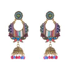 Egypt Acrylic Beads Statement Earrings for Women Bohemian Jhumka Earring Afghan Tribal oorbellen Ethnic Jewelry Birthday Gift 2024 - buy cheap