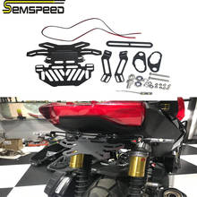 SEMSPEED-Soporte de matrícula para motocicleta, accesorio adv 150, con luz LED, para Honda ADV150 2019 2020 2024 - compra barato