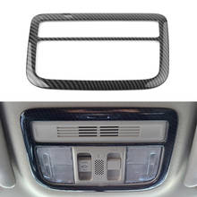Luz de lectura delantera de ABS para coche Honda Civic X, cubierta de marco de lámpara, moldura de fibra de carbono, 2016, 2017, 2018, 2019, 2020 2024 - compra barato
