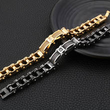 Hot Bracelet Titanium Steel Men's Bracelet Rock Personality Motorcycle Chain Creative Jewelry 2024 - buy cheap