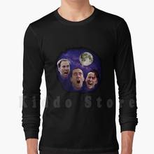 Three Cage Moon hoodies long sleeve Nicolas Cage Meme 4Chan Dank Meme Funny Nicholas Nickolas Three 3 Three 2024 - buy cheap