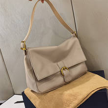Mulheres Crossbody Bag 2020 New Retro bolsa de Ombro Sólido Saco Simples Mensageiro Saco Grande Capacidade 2024 - compre barato