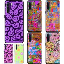 Capa macia psicodelílica indie estética, oppo renos 4 pro 2 2z f7 f5 a5 a9 a31 a53 2020 a1k a5s a15 a52 a72 a91 a83 2024 - compre barato