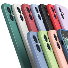 For iPhone 12 Mini 11 Pro Max Case Cover SE2 SE 2020 XS XR 6 7 8 Plus Soft Liquid Silicon Shockproof Bumper Phone Case iPhone 12 2024 - buy cheap