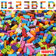 1000pcs DIY Bulk Creative Building Blocks for City Model Figures Bricks Educational Toys for Kids Compatible All Brands 2024 - buy cheap