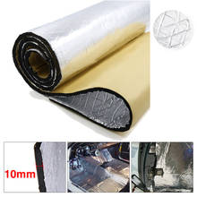 10mm Thick Aluminum Fiber Muffler Cotton Car Auto Fender Heat Sound Deadener Insulation Mat 2024 - buy cheap