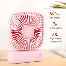 3 Speed Mini USB Desktop Fan  Portable Cooling Fan Adjustable Angle for Office Household Traveling 2024 - buy cheap