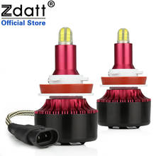 Zdatt-mini lâmpada de led canbus hb4 9006, h7, 2 unidades, farol automotivo de led, 9005 hb3, 13500lm, 60w, 12v, 6000k, 360 graus, super brilhante, carro 2024 - compre barato