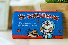 Модный Аниме Кошелек IVYYE Doraemon, 1 шт., кошельки на молнии с карманом для монет, повседневные кошельки, унисекс, подарки, Новинка 2024 - купить недорого