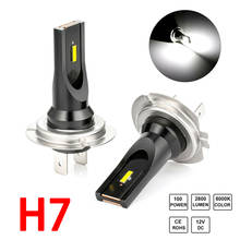 2pcs H7 LED Fog Light Conversion Kit Bulb High Power 6000k 100w Headlight For CREE 2024 - buy cheap