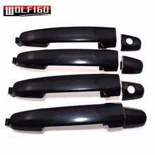 WOLFIGO For TOYOTA Corolla Matrix 03-08 Scion Outside Door Handle Front Rear Left Right Smooth Black 69211AA010, 69211AA020 New 2024 - buy cheap
