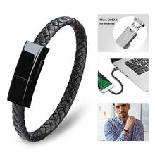 Cadena de mano para hombre, línea de datos USB, pulsera de córtex, anillo de mano 2024 - compra barato