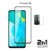 For Honor 30s Camera Lens Protecting Film & Full Coverage Protective Tempered Glass Phone Screen Protector 2024 - buy cheap