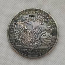 Tpye # 100_русская памятная медаль 50 мм имитация монеты 2024 - купить недорого