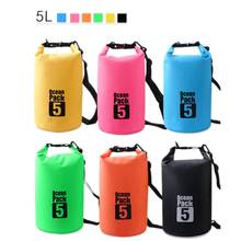 5L Beach Waterproof Dry Bag Swimming Cycling Water Resistant Bag for Men Women 2024 - buy cheap