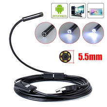 Endoscope Camera Tube Borescope Waterproof USB Camera With 7mm 5.5mm Lens 6 Leds Light For Android Phone Tablet Windows PC 2024 - buy cheap