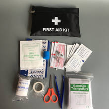 Kit de primeiros socorros para família, kit de sobrevivência de emergência com 12 itens e 35 peças, kit de viagem para casa, carro e ambiente externo 2024 - compre barato