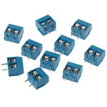 Conector terminal de parafuso terminal de conexão de 2 pinos de 5.08mm com 10 peças 2024 - compre barato