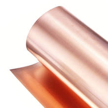1pc 0.2mm 99.9% High DIY Handmade Material Purity Pure Copper Cu Metal Sheet Foil Plate 100mm*1000mm 2024 - buy cheap