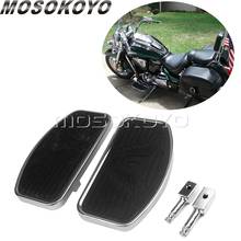 Reposapiés del pasajero delantero de la motocicleta, estriberas para Honda Shadow VT400 VT750, 2004-2011, 2012 2024 - compra barato