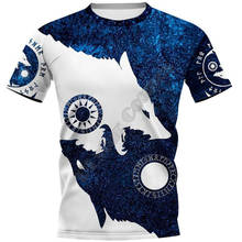 Viking Tattoo Wolf 3D Printed t shirts women for men Summer Casual Tees Short Sleeve T-shirts Short Sleeve Drop Shipping 06 2024 - buy cheap