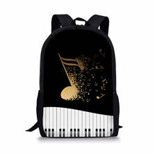 Fashion Piano Music Notes Pattern Children School Bags for Girls Boys Teenager School Backpacks Kids Satchel Student Book Bag 2024 - buy cheap