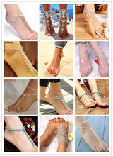 1PC Barefoot Sandals Anklet Bracelet For Women Bridal Toe Ankle Foot Chain Jewelry Beach Wedding Multi Styles Hot Sales 2024 - buy cheap