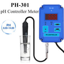 Probador de medidor de pH en línea de PH-301, con acción HI/LO opcional, rango de pH de 0,00 ~ 14,00, electrodo BNC reemplazable, 40% de descuento 2024 - compra barato