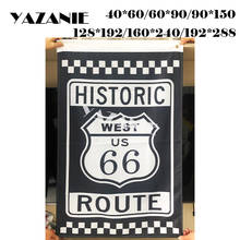 YAZANIE USA Historic West Us Route 66 Flag United States US Route 66 Motorcycle Biker Rider Retro USA Flags and Banners 2024 - buy cheap