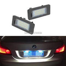 2 шт. Canbus светодиодный номерной знак для BMW F30 F22 F23 номерной знак светильник для BMW F31 F34 F35 F32 F33 F36 F25 2024 - купить недорого