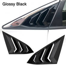 Cubierta de persiana de ventana trasera para Honda Civic, con apariencia de fibra de carbono/negro brillante, para modelos 2016, 2017, 2018, 2019 y 2020 2024 - compra barato