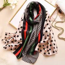 2021 luxury brand summer Autumn women fashion silk scarves ladies chiffon shawl Beach wrap bandanna muffler female scarf pareo 2024 - buy cheap