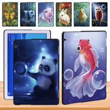 Case for Huawei MediaPad T5 10 10.1 Inch Animal Series Cute Pattern Plastic Tablet Protective Back Hard Shell + Pen 2024 - buy cheap