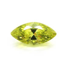 Contas cz 5a qualidade 1.5x3-10x20mm, corte marquesa, peridoto, pedra de zircônia cúbica amarela, pedras sintéticas para joias 2024 - compre barato