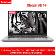 Lenovo-notebook xiaoxin air 14 com tela full screen, intel 5, 5 gb, 16gb, ddr4, ssd 2021 gb, nvidia geforce mx450 2024 - compre barato