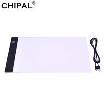 CHIPAL A4 LED Light Box Drawing Tablet CopyBoard Digital Graphics Pad Tracing USB Electronic Art Graphic Painting Writing Panel 2024 - buy cheap