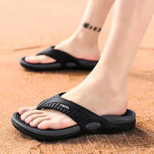 SAGACE slippers Men Summer Solid Breathable lightweight Beach Flip Flops massage Non-slip Casual Flat slippers men 2020Feb21 2024 - buy cheap