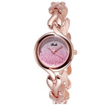 Relojes informales de acero inoxidable con gradiente estrellado de la mejor marca, reloj elegante resistente al agua de cuarzo, reloj Zegarek Damski Montre Femme 2024 - compra barato