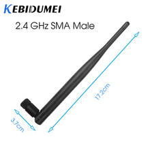 Kebidumei 5dBi WiFi 2.4Ghz WIFI Antenna SMA Male Universal Antennas Amplifier Wireless Router for Home 2024 - buy cheap