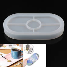 Ashtray Square Flexible Silicone Tray Mold Concrete Oval Mold Epoxy Resin Home DIY Crafts Clay Resin Molds Plaster Mold 2024 - buy cheap