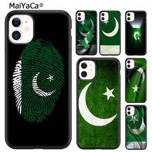 Чехол MaiYaCa для iPhone 5s SE, 6s, 7, 8 plus, X, XR, XS 11, 12, 13 pro max, Samsung Galaxy S9, S10, с флагом Пакистана 2024 - купить недорого