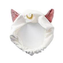 Cosplay lua gato orelhas bandana acessório de cabelo cosplay rosto lavagem limpo maquiagem ferramenta cosplay prop bandana 2024 - compre barato